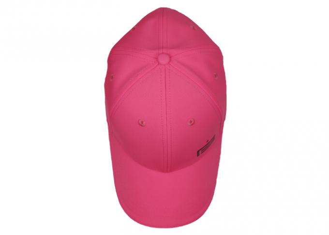 Шляпа крышки изготовленного на заказ простого регулируемого розового высокорослого расслабленного тенниса спорт идущая