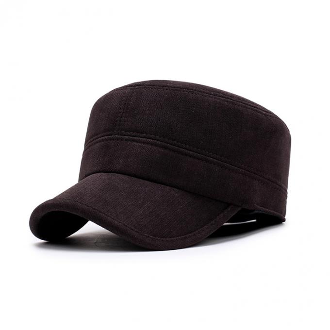 Шляпа зимы крышки Каскетте плоская держит шляпу теплой зимы старика людей достигших возраста серединой