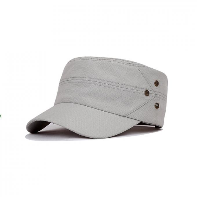 Пробела логотипа верхней шляпы военной крышки 100% хлопок плоская шляпа армии изготовленного на заказ военная