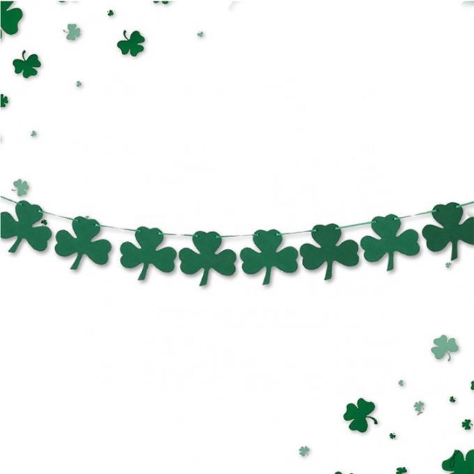 Шляпа зеленого цвета Шамрок дня оптового ирландского Ст. Патрик шляпы улицы фестиваля верхняя