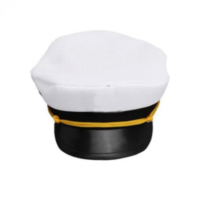Выдвиженческий белый изготовленный на заказ капитан шляпа пробела шляпы капитана матроса