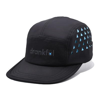 5-панельная туристическая шляпа с контрастной строчкой для лазерной резки для мужчин и женщин