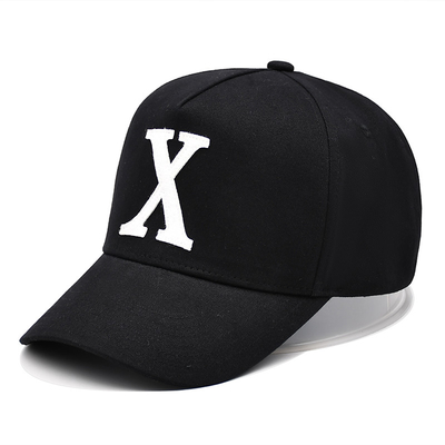 Вышитый логотип шесть панельных бейсбольных шляп с конструкцией передней панели