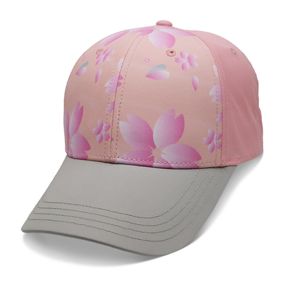 Персонализированная бейсбольная кепка дам, шляпа бейсбола цветка сублимации Бреатабле