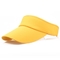 Лето сплошного цвета изготовленных на заказ шляп забрал Солнца логотипа на открытом воздухе случайное