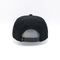 Крышка заплаты шляп Snapback забрала 100% хлопок плоской резиновой построенная чернотой