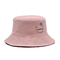 вышивки логотипа шляпы ведра 58cm цвет реверзибельной случайной изготовленной на заказ розовый
