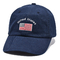 Изготовленный на заказ американский флаг вышил фабрике бейсбольной кепки панели бейсбольных кепок 6 случайной