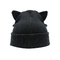 Стиль ткани полиэстера зимы вяжет шляпу уха кота милые шляпы Beanie греют Slouchy шляпу