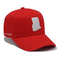 Бейсбольная кепка панели регулируемого ремня 6 с отверстией 6 усилила логотип швов изготовленный на заказ