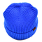 Модные теплые вязаные шапки с обычной тканью