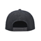 На заказ 6 панелей Черный акриловый закрытый спинной Flex Fit Gorras Cap Вышивка сублимация логотип Underbrim Hip Hop Snapback капка