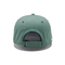 Зелёный старинный хлопок регулируемый скребок назад пустой цвет плоский край скребок шапка 3d вышивка скребок