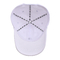 Структурированные на заказ вышитые бейсбольные шапки Металлические очки Белый цвет