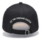 100% хлопчатобумажная бейсбольная шапка с логотипом клиента, 3D вышивка