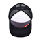 7 Панель Плоский Билл Резиновый Патч Логотип Полиэстерная сетка Snapback Cap Смешанный цвет Структурированный