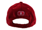 Спорт Пурплиш красного цвета приспосабливать стиль Плеуче крышек папы шляп винтажным изогнутый навесом