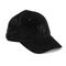 Унисекс приспособленные неструктурированные бейсбольные кепки, черная шляпа бейсбола бархата быстро сухая