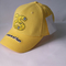 Лимонножелтые спорт мультфильма вышивки 3Д/шляпы бейсбола апплике покрывают шляпу Унисекс