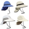 Мягкая Унисекс складная шляпа ведра, ультрамодная шляпа Солнца рыбной ловли для больших голов