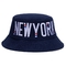 Ткань 100% полиэстер шляпы ведра рыболова стиля Нью-Йорка вышивки