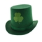 Ирландская шляпа дня Ст Патрикс фестиваля, шляпы фестиваля Шамрок зеленые верхние в стиле фанк