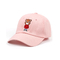 Спорт шляп детей 100% хлопок приспособленные покрывают простой логотип вышитый таможней