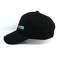 Изготовленной на заказ твердой черной напечатанная резиной шляпа бейсбольных кепок для мальчиков и девушек