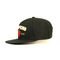 6 шляп Билла панели плоских, крышка Горрас черноты брим таможни 100% акриловая плоская, изготовленный на заказ логотип
