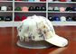 Изготовленные на заказ шляпы папы спорт ярлыка металла цветка Бреатабле и водоустойчивые