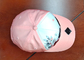 Силк розовый логотип вышивки бейсбольных кепок Секин брим кривой/ультрамодные шляпы папы