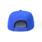 Печать голубого закрытия задней части пластмассы 7 отверстий шляпы крышки Снапбак регулируемого Силк на панелях