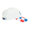 АКЭ крышки гольфа логотипа вышивки 3д изготовленные на заказ/белая бейсбольная кепка хлопка