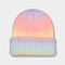 56cm вяжут шляпы Beanie для шляпы зимы цвета градиента краски связи девушки на открытом воздухе гибкой толстой
