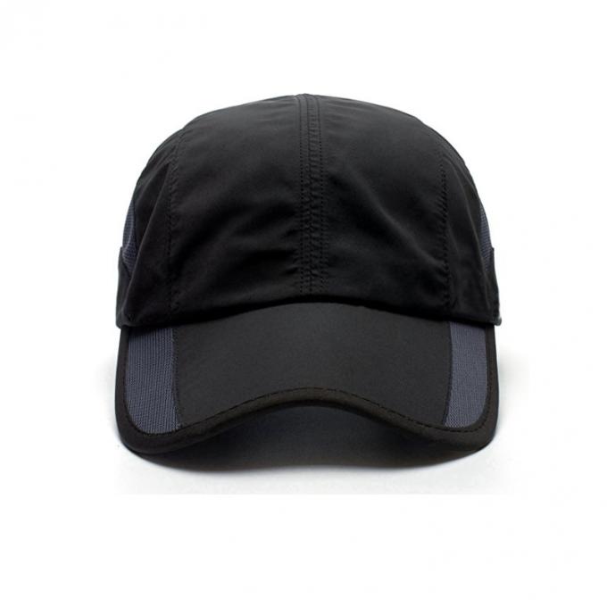 Шляпа логотипа цвета сетки нейлона черной крышки ODM & OEM крышки гольфа Customable