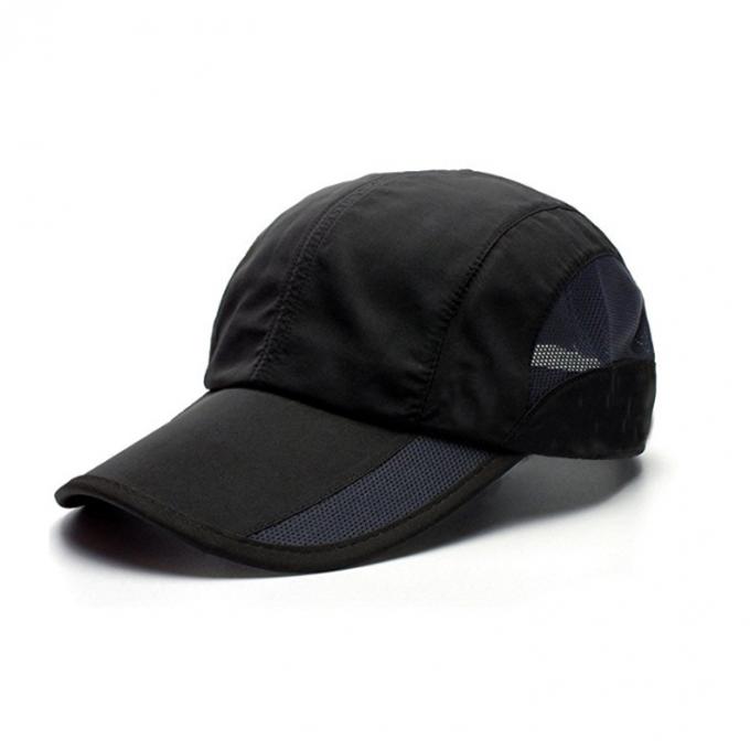 Шляпа логотипа цвета сетки нейлона черной крышки ODM & OEM крышки гольфа Customable