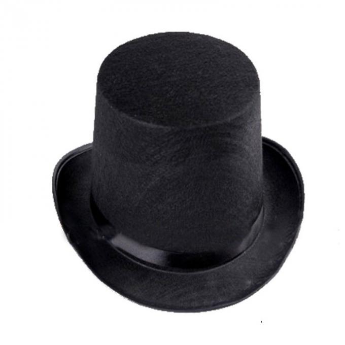 Классическая трудная верхняя шляпа, шляпа Стеампунк чистых шерстей 100% верхняя