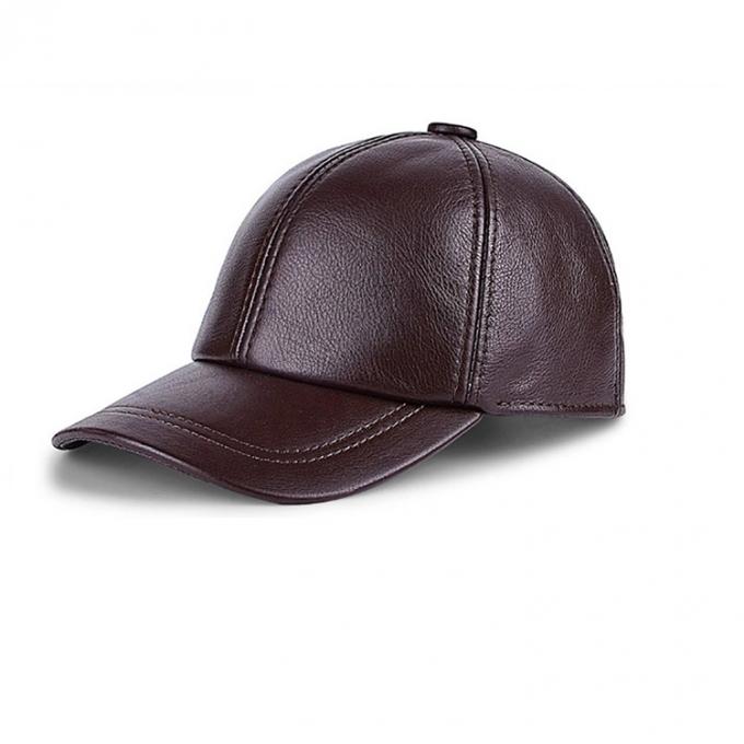 Панель кривой 6 кожаной бейсбольной кепки изготовленная на заказ высококачественная приспосабливать шляпу