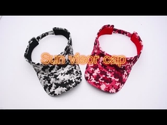 Фабрика изготовленное на заказ цифров BSCI печатая шляпу забрала Солнца пляжа крышки гольфа спорт камуфлирования регулируемую