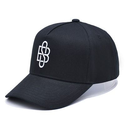 На заказ 5 панель бейсбольная шапка хлопчатобумажная шапка спортивная черная татуяжка 3D вышивка логотип