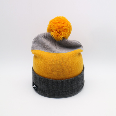 Легковес 58CM вяжет шляпы Beanie на сезон зимы в черном сером желтом цвете