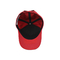 Классическая изогнутая бейсбольная кепка панели забрала 5 с красным цветом 4 отверстий