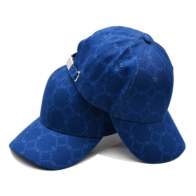 Настройка Jacquard шапки с изогнутым визитором и регулируемым ремнем с вышитыми глазки совпадающие цвета ткани