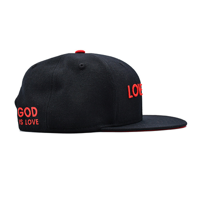 Шляпка Snapback в регулируемых размерах с 3D вышивкой логотипа и внутренней лентой печати тканевой этикетки