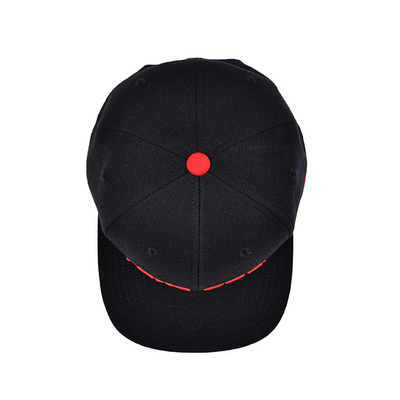 Шляпка Snapback в регулируемых размерах с 3D вышивкой логотипа и внутренней лентой печати тканевой этикетки