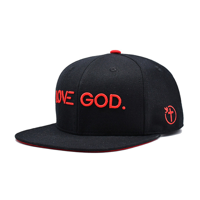 Шляпка Snapback в регулируемых размерах с 3D вышивкой логотипа и внутренней лентой печати тканевой этикетки