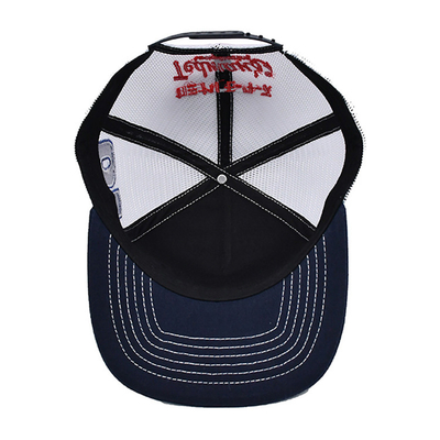 Конструированный профиль грузовика шляпа с пластиковым Snapback и вышитый логотип