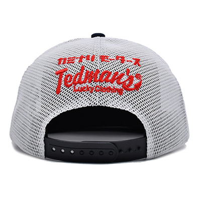 Конструированный профиль грузовика шляпа с пластиковым Snapback и вышитый логотип