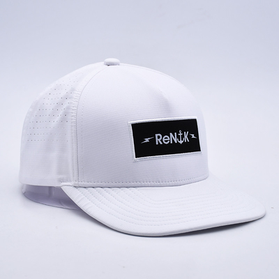 Оптовая продажа 5 панелей Flat Bill Snapback Hat Custom Oem Logo Snapback Cap Для мужчин