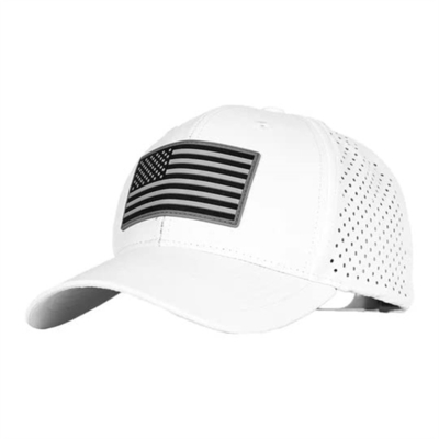 Oen Custom Design American Flag Baseball Cap Mens Embroidery Перфорированная бейсбольная шляпа